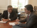 El jefe de Gabinete se reunió con representantes de la Federación de Supermercados y Asociaciones Chinas