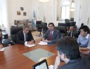 El jefe de Gabinete se reunió con representantes de la Federación de Supermercados y Asociaciones Chinas
