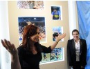 “Acá están representados los amores de los argentinos”, afirmó Cristina Fernández al inaugurar la Galería de los Ídolos Populares