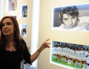 “Acá están representados los amores de los argentinos”, afirmó Cristina Fernández al inaugurar la Galería de los Ídolos Populares