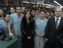 La Presidenta anunció que la desocupación descendió al 7,3%