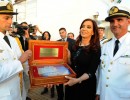 La recuperación de la Fragata Libertad significa “la defensa de los derechos de la Argentina”, afirmó la Presidenta
