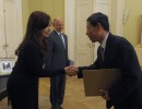 La Jefa de Estado recibió cartas credenciales de 12 nuevos embajadores