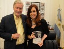 Cristina Fernández se reunió con el filósofo italiano Gianni Vattimo