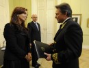 La jefa de Estado recibió las cartas credenciales de seis embajadores