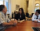 La Jefa de Estado recibió al titular de la CTA