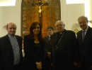 La Jefa de Estado recibió al titular del Episcopado