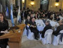 Argentina es un país de paz y las FF.AA. deben participar activamente en el desarrollo científico, afirmó la Presidenta