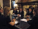 La Presidenta recibió a directivos de NEC