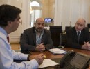El Jefe de Gabinete recibió a directivos de DirecTV
