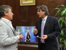 Encuentro entre el gobernador de Entre Ríos y Amado Boudou