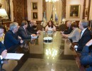 La Jefa de Estado recibió el proyecto de reforma del Código Penal