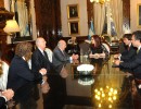 La Presidenta recibió a las nuevas autoridades de la Bolsa de Comercio