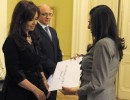 Embajadores presentaron sus cartas credenciales a la jefa de Estado