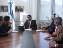 Capitanich y Sileoni recibieron a gremios docentes