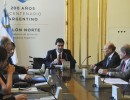 El jefe de Gabinete se reunió con empresarios de la Asociación de Supermercados Unidos 