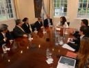 La Presidenta recibió a representantes de la empresa Mitsubishi 