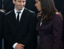 La Presidenta recibió a la Selección de fútbol en Ezeiza