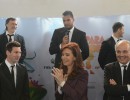 La Presidenta recibió a la Selección de fútbol en Ezeiza