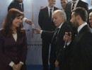 La Presidenta recibió a la Selección de fútbol en Ezeiza