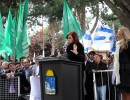 Cristina Fernández conmemoró el 136° aniversario del bautismo del Lago Argentino.