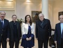 La Presidenta recibió al titular del Episcopado