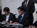 El Jefe de Gabinete encabezó la firma de acuerdos con cadenas de valor