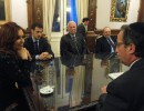 La Jefa de Estado recibió a directivos de AMIA