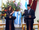 La Jefa de Estado y su par de Indonesia acordaron incrementar la colaboración entre ambas naciones