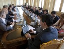 El jefe de Gabinete se reunió con representantes del sector de la industria porcina