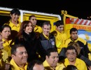 La Presidenta asistió a la entrega de autobombas y móviles para ACUMAR