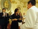 Cristina Fernández entregó insignias a nuevos jefes de Fuerzas de Seguridad