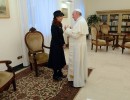 La Presidenta solicitó al Papa su mediación para lograr un diálogo con el Reino Unido