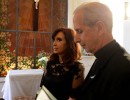 La Jefa de Estado se reunió con monseñor Mario Poli