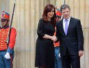 Cristina Fernández se reunió con su par de Colombia, Juan Manuel Santos