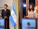 Argentina y China suscribieron un acuerdo de asociación estratégica integral