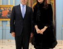 La Presidenta firmó convenios de cooperación con su par de Colombia