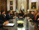 La Presidenta recibió en audiencia a directivos de la empresa avícola Las Camelias