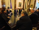 La Jefa de Estado recibió a autoridades de la DAIA
