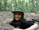 La Presidenta recorrió los túneles de Cu Chi donde resaltó el amor a la Patria y el valor de la paz