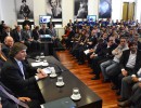 Boudou encabezó un acto de anuncio de créditos para obras por $27.400 millones