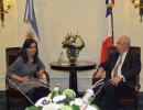 La Presidenta se reunió con directivos de la petrolera Total en París