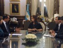 Cristina Fernández mantuvo una audiencia con el gobernador de la provincia de Buenos Aires