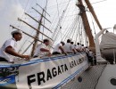 La Fragata Libertad inició el viaje de retorno a nuestro país