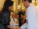 La Presidenta encabezó la ceremonia de ascenso de oficiales de las Fuerzas Armadas