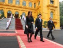 Vietnam es un ícono en las luchas por la liberación nacional, afirmó la Presidenta