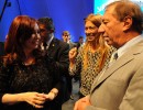 “El deporte forma a los jóvenes y une a la familia”, afirmó Cristina Fernández