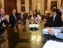 La Presidenta recibió a directivos de Goldcorp