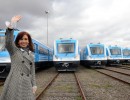 “Los trenes son del pueblo argentino”, afirmó la Presidenta al presentar nuevas formaciones del Sarmiento