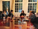 Ejecutivos de Noble Argentina anunciaron inversiones a la jefa de Estado